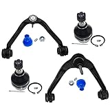 DLZ 4 Pcs Front Suspension Kit-Upper Control Arm Ball Joint Lower Ball Joint Compatible with Chevrolet Silverado Express GMC Savana Sierra 1500, GMC Yukon (XL 1500), Cadillac Escalade ESV EXT K80826