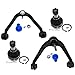 DLZ 4 Pcs Front Suspension Kit-Upper Control Arm Ball Joint Lower Ball Joint Compatible with Chevrolet Silverado Express GMC Savana Sierra 1500, GMC Yukon (XL 1500), Cadillac Escalade ESV EXT K80826