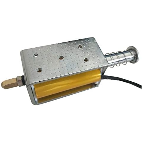 Abletop Push Pull Solenoid DC 12V 35mm Long Stroke Small Electromagnetic Electric Magnet For Automobiles Cover