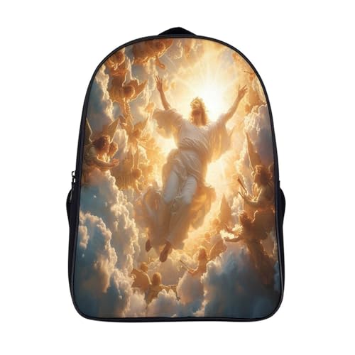 Manga bookbag sac d'école grande capacité scolaire Jesus 3D