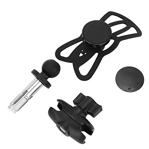 KIMISS Universal 16mm-19mm Motorcycle Stem GPS Navigation Frame Holder Mobile Phone Mount Bracket