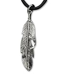 Anhänger Feder aus 925 Sterling Silber