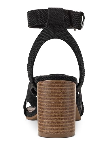 Style & Co. Womens Sabinaa Faux Leather Block Heels Black 10 Medium (B,M)2