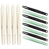 LIFKOME 12 Stück Teiliges Präzisions Pinzettenset für Schmuck und Bastelprojekte Rutschfeste...