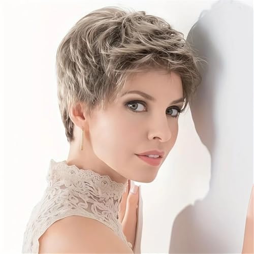 Perruque Pixie courte bouclée brune : changez de tête sans coiffeur - 3