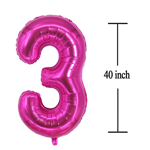 35 Balloon Number Hot Pink 35 Foil Mylar Jumbo Giant Big Large 53 Balloons Number 35Th 53Rd Birthday Party Anniversary Decorations Supplies For Women Balloon 40 Inch #TOP1