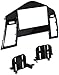Scosche GM5205B Compatible with 2011-Up Chevrolet Cruze ISO Double DIN & DIN+Pocket Dash Kit, Black
