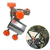 Fishing Rod Rack,Fishing Rod Holder,Durable Aluminum Alloy Fishing Rod Pole Holder Chair Clamp Bracket Tackle Universal for Fishing Rod