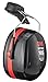 3M H10P3E Peltor Optime 105 Helmet Attachable Earmuff, Ear Protectors, Hearing Protection, NRR 27 dB, Black, Large