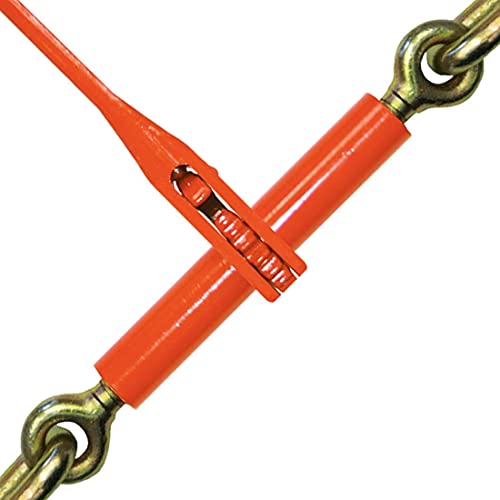 Image of VULCAN Ratchet Style Load Binder with 2 Grab Hooks - 9,200 Pound Safe Working Load (for 3 /8 Inch Grade 70-80 & 100 or 1 /2 Inch Grade 43 Chain)