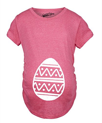Crazy Dog T-Shirts Maternity Easter Egg Baby Bump T Shirt Its A Girl Pregnancy Announcement Tee