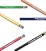 Express Pencils Jumbo Custom Pencils Personalized imprinted with your Name, Logo or Message Pack of 12 (Dark Blue)