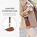 NINKI Wallet for Samsung Galaxy Z Flip 7 Phone Case with Card Holder,Full Body PU Leather Grip Protective Lanyard Purse for Samsung Z Flip 7 Wallet Cover for Galaxy Flip 7 Case with Strap Womens Brown