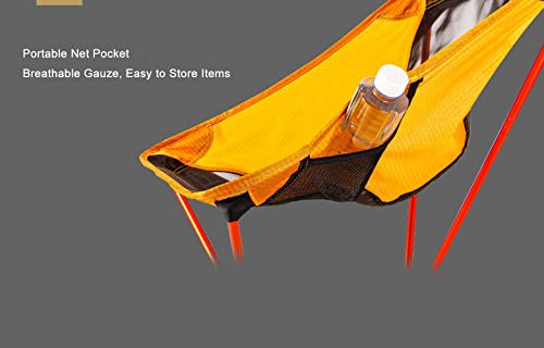 Chaises de jardin pliantes légères orange avec sac de transport - 6