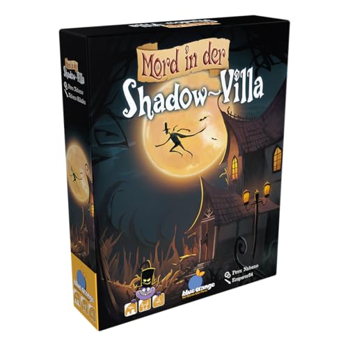 Blue Orange, Mord in der Shadow-Villa, Partyspiel, Deduktionsspiel, 3-8 Spieler, ab 10+ Jahren, 30 Minuten, Deutsch