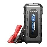 V2200Plus 2200A 12V 緊急用ポータブル自動車トラック用バッテリーブースター パワーバンク 2in1 バッテリーテスターパック ジャンプスターター