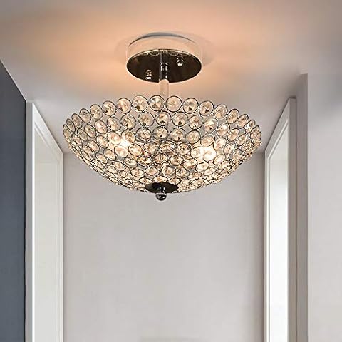 Lámpara de techo LED de cristal Depuley Cover