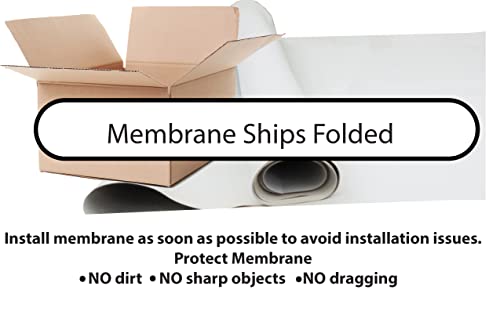 Class A Customs Epdm Kit | 9.5 Ft Wide X 45 Ft Long | Rv Rubber Roof Kit | Rv Camper Trailer Rubber Roof Repair | Membrane Glue And Caulk #TOP1