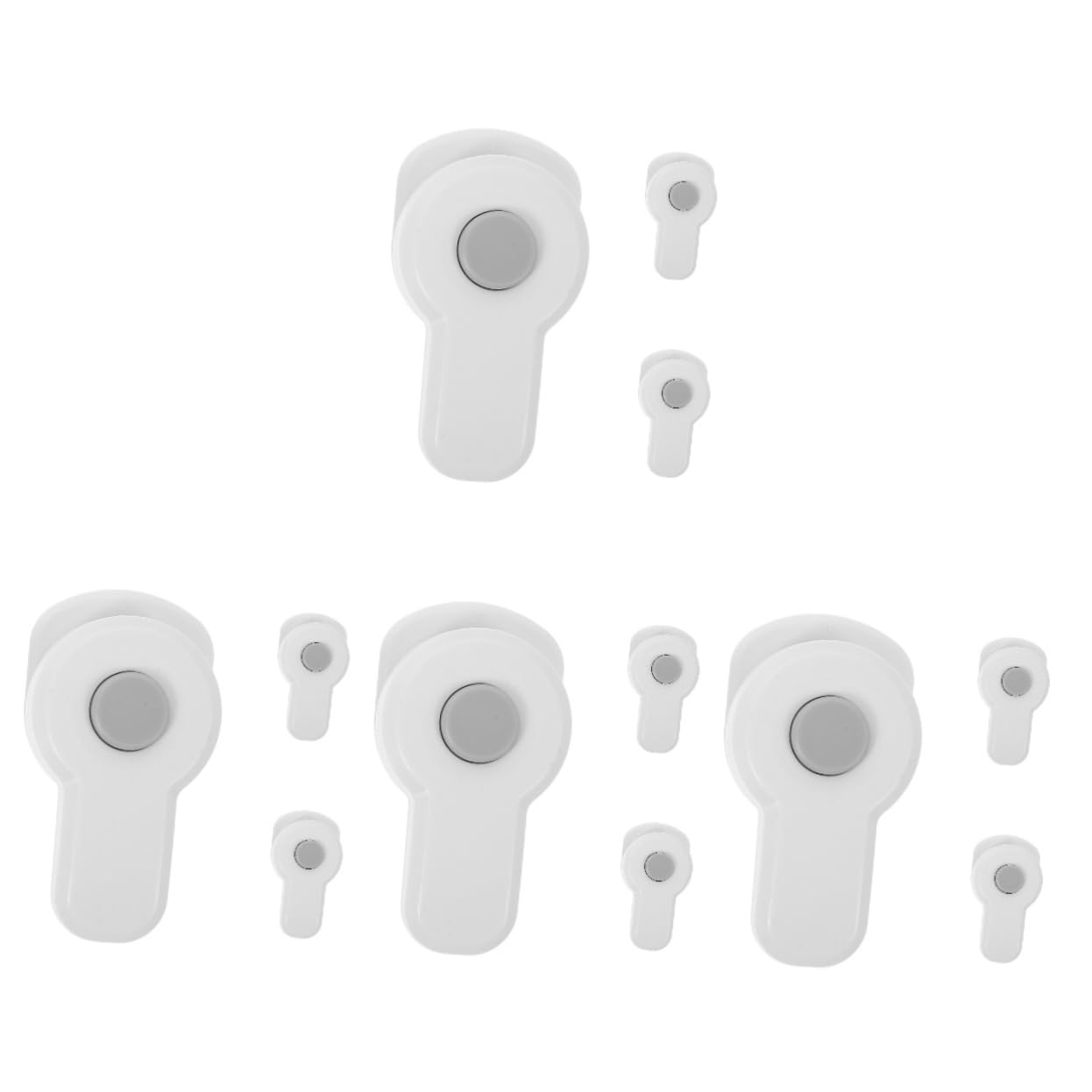 ifundom 12pezzi Cabinet Safety Locks Sicurezza Per Facile Installazione Adatto Per Armadietti e Resistente e Versatile