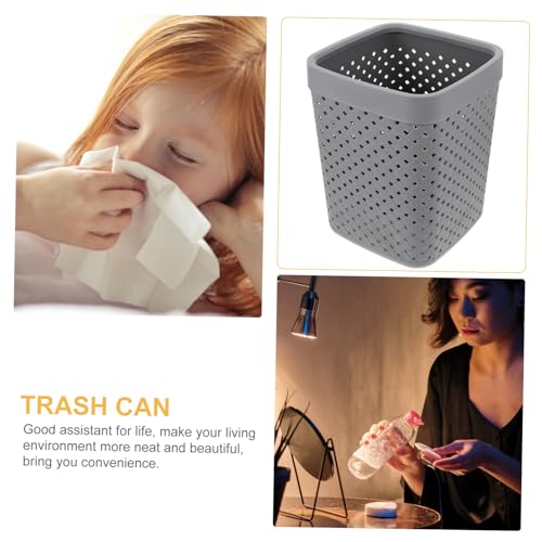 Caneca de basura rectangular de plástico pequeño Uonlytech miniatura 4