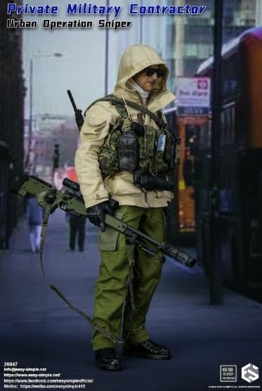 ミリタリーアクションフィギュア1/6 Amazon.co.jp: Easy&Simple 26047 PMC Urban Operation Sniper 1