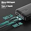 10000mAh-Portable-Charger-2-Pack-Power-Bank-Fast-Charging-External-Battery-Pack-with-USB-C-Dual-Input-Cell-Phone-Charger-Battery-Bank-for-iPhone12-Samsung-S10-LG-Google-AirPod BABAKA 10000mAh Portable Charger 2-Pack Power Bank, Fast Charging External Battery Pack with USB-C Dual Input, Cell Phone Charger Battery Bank for iPhone12 Samsung S10 LG Google AirPod