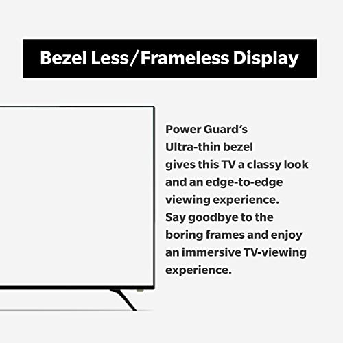 Image of Power Guard 80 cm (32 inches) Frameless HD Ready LED TV PG32N (Black)