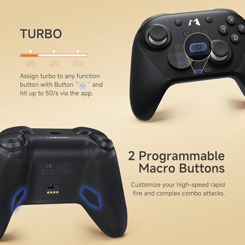 Image of MOBAPAD Chitu2 HD Switch 2 Wireless Controller, TMR Glide Joysticks [ZERO Drift], Charging Dock, HD Rumble, NFC, Turbo, Programming, Mechanical Buttons - Gamepad for Nintendo Switch /Switch 2