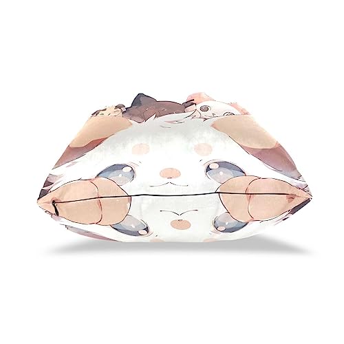 Frodotgv FPILLOWCASE07007 Little Monster Lying On The Ground Fluffy Pillow Case Pillow Case Protectors thumb #3