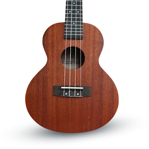 Image of Kadence UKC03B Concert 25 inch Big Belly Acoustic Ukulele for Enhanced Bass | Mahogany Wood | Comes with Bag | Includes Learning Course | Brown