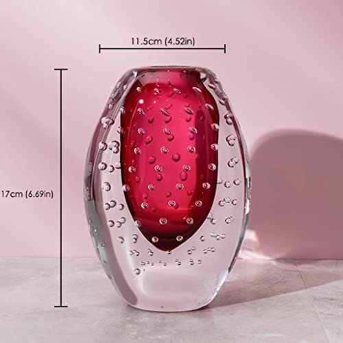 Grand vase transparent TUSUOD bubble vase décoratif de salon et table à manger - 3