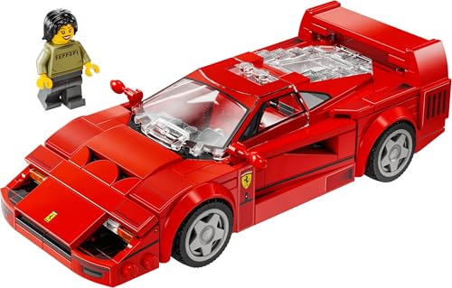 LEGO Speed Champions Ferrari F40 Supercar Vehicle Toy 76934 Building Blocks Toys for 9+ Gift for Boys and Girls