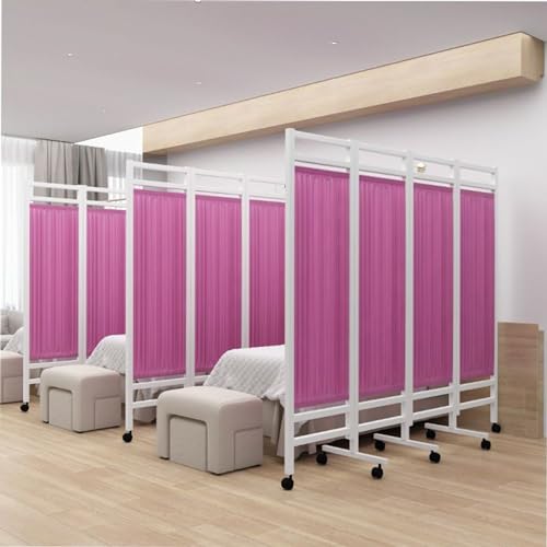 Écran de confidentialité médical séparateur de pièce mobile pour masquer les regards indiscrets - 8