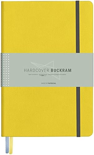 COMMA Abaca – A5 Size – Hard Bound Notebook with Elastic Band Closure ...