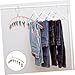 MUCKLILY Multi Functional Sock Drying Rack Sturdy Clothes Hanger with Clips for Underwear Socks and Items Organizer for Home Use and All Year Drying