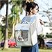 DPZTSYD Cat Bag Cat Bag Pet Bag Breathable Pet Backpack Oxford Cloth Cat Backpack Outing Cat Bag Multifunctional Cat Bag Cat Carrier(Green)