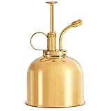 Sustainable Village Watering Can Indoor Plants - Brass Plant Mister - Stylish and Rust Resistant Watering Cans for Healthy Hydration - Prevents Overwatering