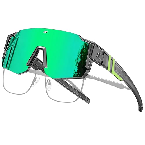 Joopin Oversized Overzetzonnebril Gepolariseerd UV400 voor Heren en Dames