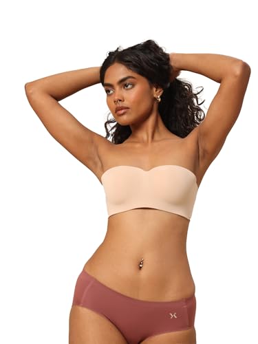 Krvvy premium padded strapless bra for women | convertible multi-...