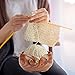 Hilitand Yarn Bowl,Handcrafted Yarn Ball/Skein Storage Bowl Holder Crochet Yarn Holder Bowl with Holes for Knitting & Crochet Yarn Storage(18-20CM)
