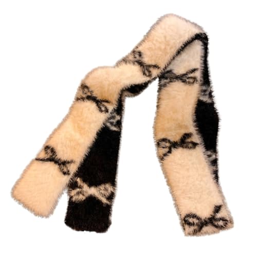 Y2k Skinny Scarf for Women Knit Thin Scarf Bow Scarf Preppy Stuff Coquette Aesthetic Accessories
