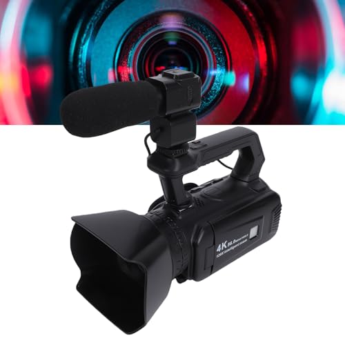 Caméscope 4K pour vlogging éliminant les flous avec zoom 6x