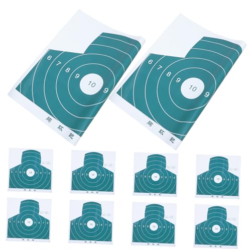 HEMOTON Sturdy Paper Targets for Archery 20pcs Shooting Targets Ring for Training