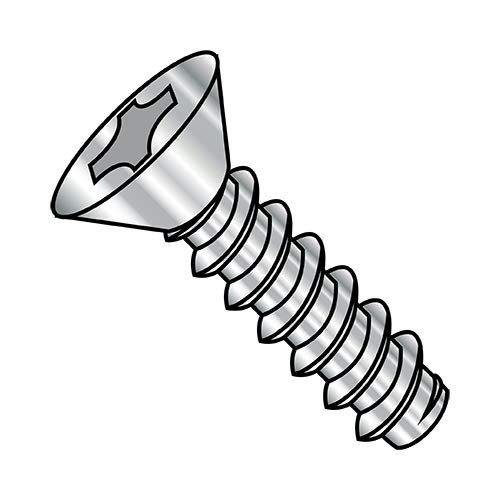 Tornillo autorroscante Phillips plano acero inoxidable 18-8