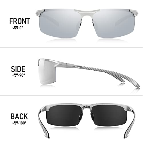 Image of BIRCEN Carbon-Fiber Polarized Sunglasses for Men: 0.74 oz & UV Protection