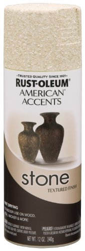 Image of Rust-Oleum 7990830 Stone Creations Spray, 12 oz, Bleached Stone