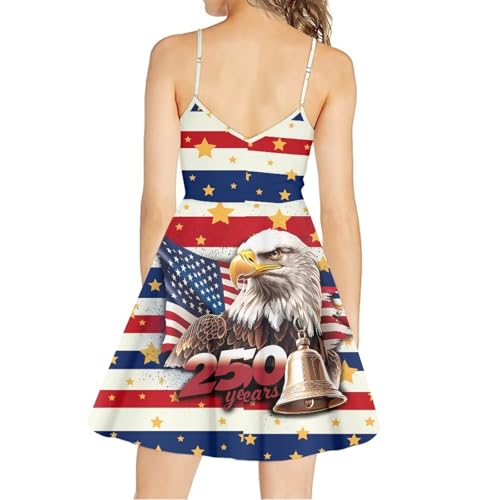 Image of Cozeyat Women Girls Summer Sleeveless Dress Casual Swing Beach Cover Up Knee Length Dresses,Large Size XS-4XL