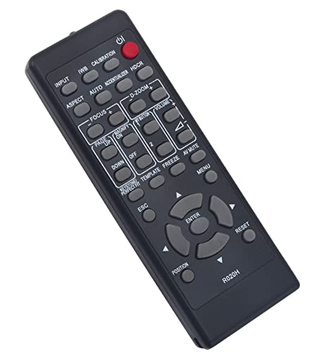 R020H VINABTY Replacement Remote Control Fit for Hitachi Projector CP-AX3003 CP-AX3005 CP-AX3503 CP-AX3505 CP-BW301WN CP-BX301WN CP-CW251WN MC-AX3006 MC-AX3506 MC-CW301 MC-CX301 MC-TW3006 MC-TW3506