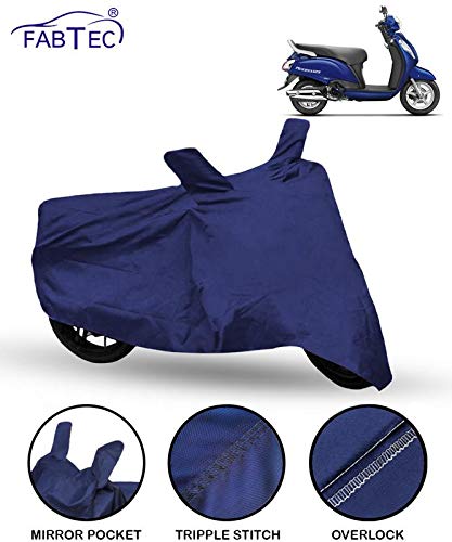 Fabtec Scooty/Scooter Cover for Suzuki Access (Blue)