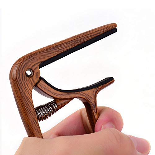 EURYTKS Accordeur de Guitare Capodastre en Alliage de Zinc Clip de Variation de tonalité Design Ergonomique Capodastre… - Les Beatles, Paul McCartney, John Lennon, RIngo Starr, George Harrison EURYTKS Accordeur de Guitare Capodastre en Alliage de Zinc Clip de Variation de tonalité Design Ergonomique Capodastre… – Image 4